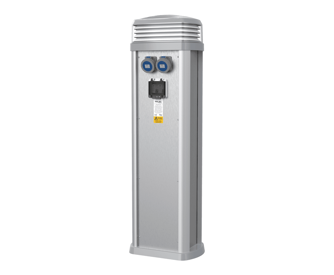 QUANTUM 1250mm Stromsäule 2 Steckdosen