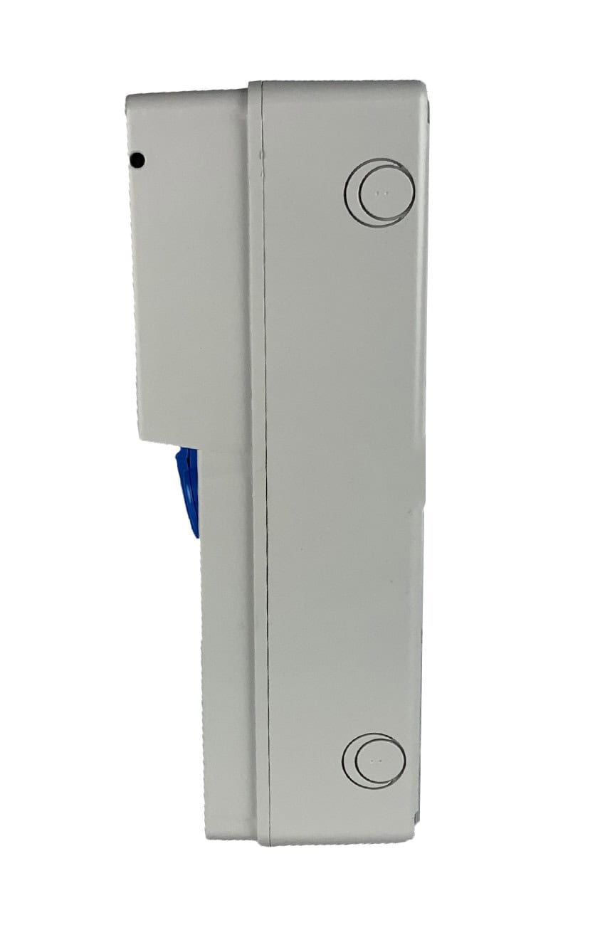 VERTEILERKASTEN Front 1 Steckdose CEE 16A / 1X KWH-Zähler IP65 - MONTIERT
