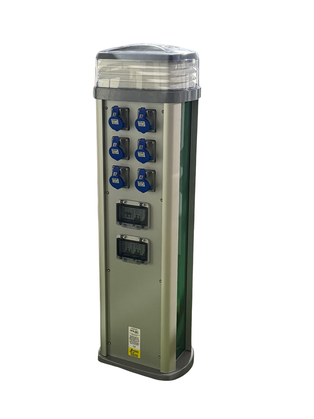 QUANTUM 1000mm Stromsäule 6 Steckdosen