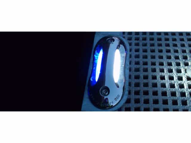Robuste LED-Stegbeleuchtung aus Edelstahl 6 Stück