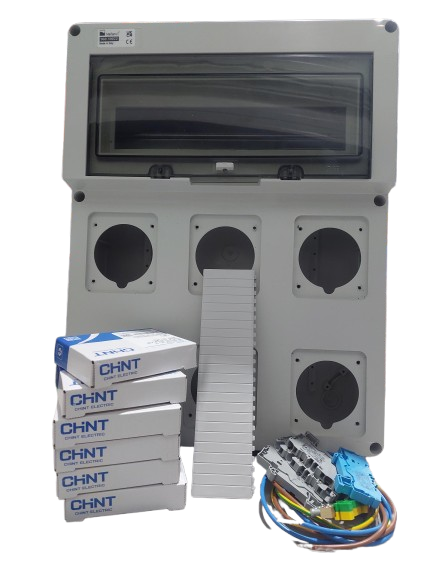 AANSLUITKAST front 6 WCD CEE 16A IP65 - KIT