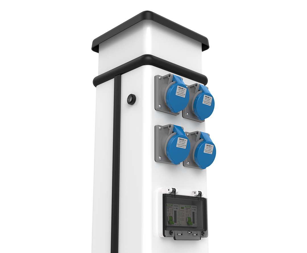 CLASSIC 1000mm Stromsäule 3 Steckdosen
