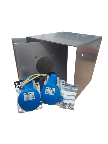 ROLINE unit RVS 2x CEE WCD KIT-variant