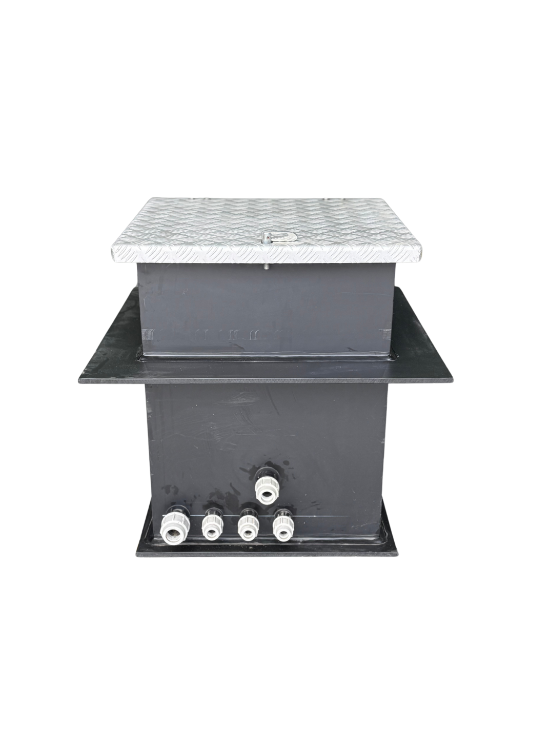 Watermeterput met 4 watermeters