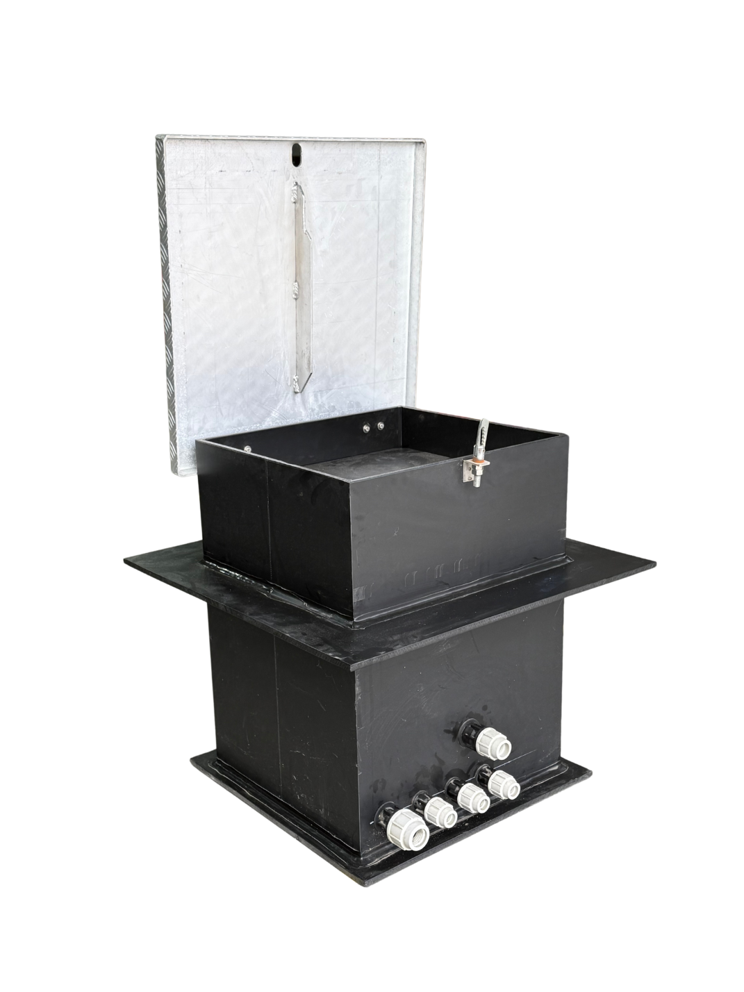 Watermeterput met 4 watermeters