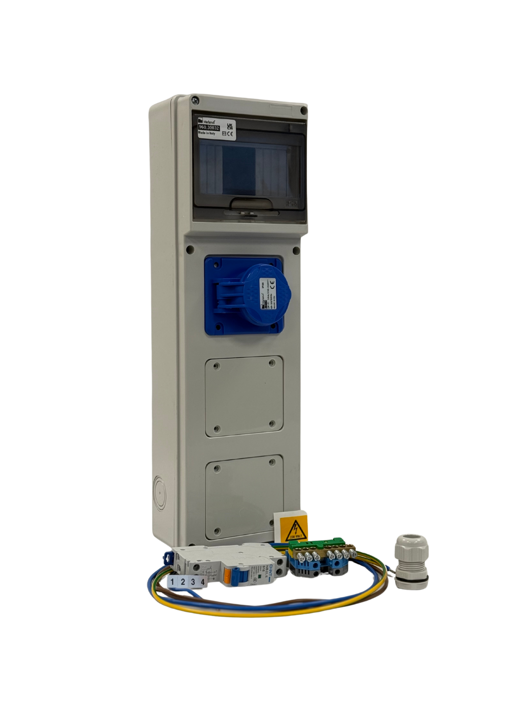 AANSLUITKAST Slim 1 WCD CEE 16A IP65 - KIT