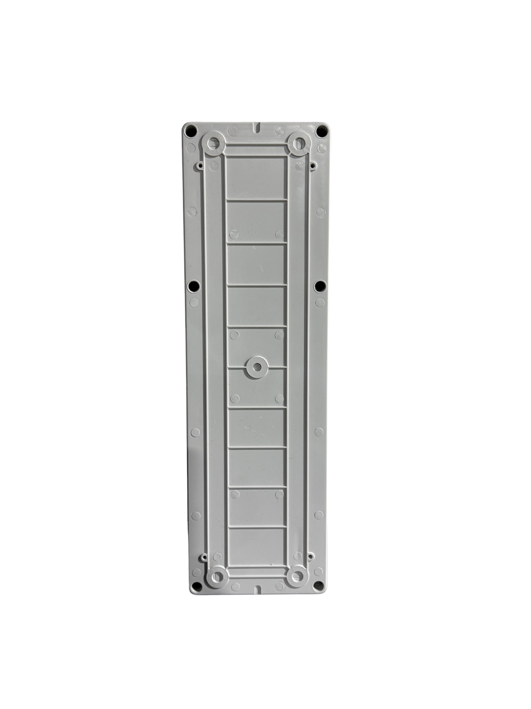 Aansluitkast leeg 6mod flap 3 wcd-aansluitingen front IP65